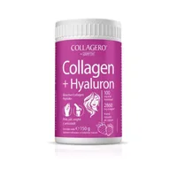 Collagen + Hyaluron cu aroma de capsuni Collagero, 150g, Zenyth