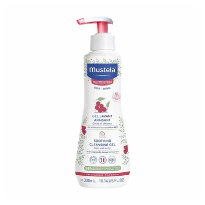 Gel curatare calmant pentru piele sensibila, 300ml, Mustela