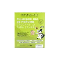 Republica BIO Fulgisori Bio de porumb crocanti si fara zahar FARA GLUTEN, 225g