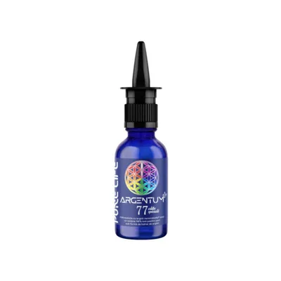 Spray nazal cu argint nanocoloidal Argentum+ 77PPM, 30ml, Pure Life