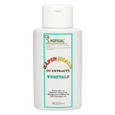 Sapun moale lichid vegetal, 200ml, Hofigal