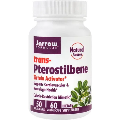 Pterostilbene 50 mg, anti aging, boost celular, 60 capsule vegetale, Secom