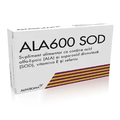 ALA600 SOD, 20 comprimate, Alfasigma