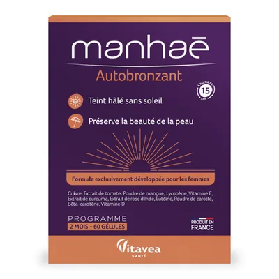 Autobronzant, 60 capsule, Manhae