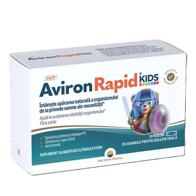 Aviron Rapid Kids, 10 plicuri, Sun Wave Pharma