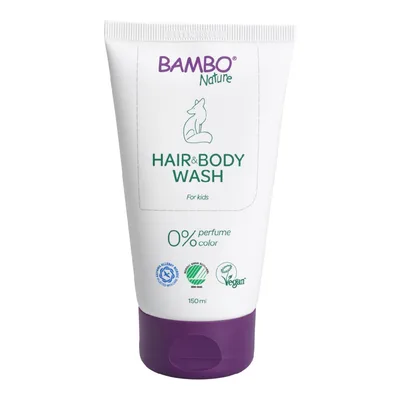 Gel pentru spalare corp si par 2in1, 150 ml, Bambo Nature