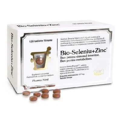 Bio-Seleniu + Zinc, 60 tablete, Pharma Nord