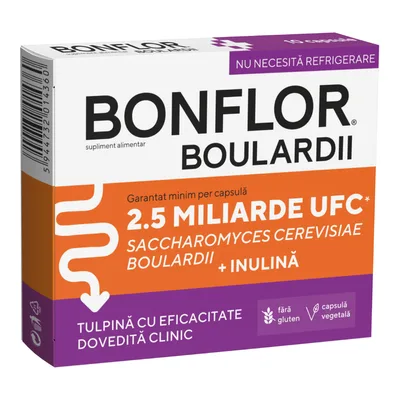 Bonflor Boulardii, 10 capsule, Fiterman Pharma