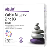 Calciu Magneziu Zinc, 40 comprimate, Alevia
