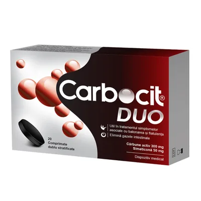 Carbocit Duo, 20 comprimate, Biofarm