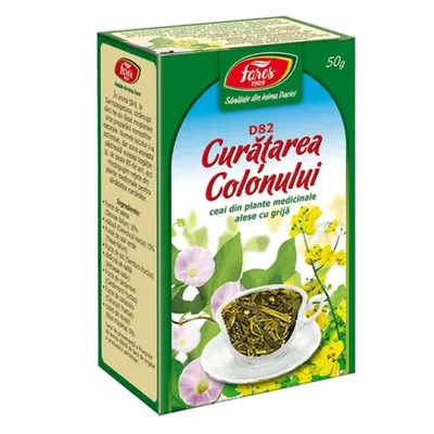 Ceai Curatarea Colonului, 20 plicuri, Fares