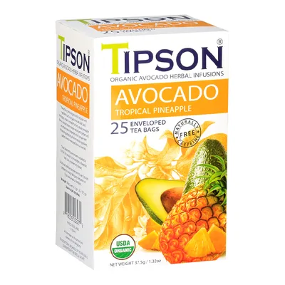 Ceai Eco avocado & ananas, 25 plicuri, Tipson
