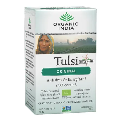 Ceai Tulsi Original, 18 plicuri, Organic India