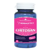 Chitosan, Herbagetica | 60 capsule