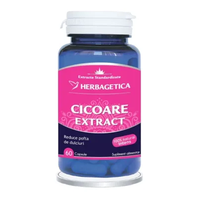 Cicoare Extract, Herbagetica | 30 capsule