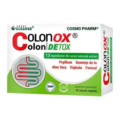 Colon Detox Colonox, 30 capsule, Cosmo Pharm
