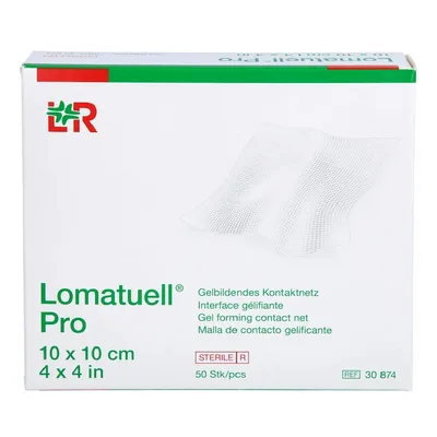 Comprese sterile cu parafina, 10*10cm, 10 bucati, Lomatuell H