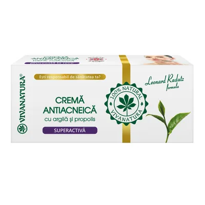Crema antiacneica, 20 ml, VivaNatura