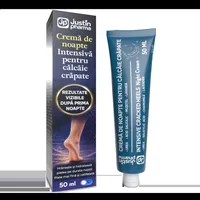Crema de noapte pentru calcaie crapate 50ml, Justin Pharma