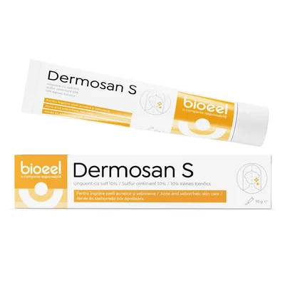 Unguent cu sulf Dermosan S, 70g, Bioeel
