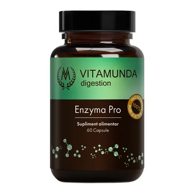 Enzyma Pro, 60 capsule, Vitamunda