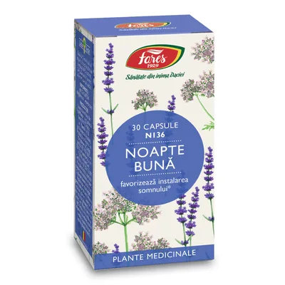 Noapte buna, 30 capsule, Fares