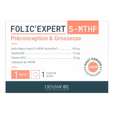Folic Expert, 30 tablete, Densmore Laboratoires