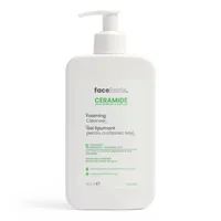 Gel spumant pentru curatarea fetei Ceramide, 400ml, Face Facts