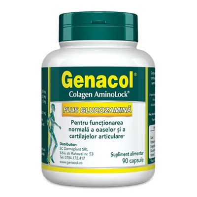Colagen Plus Glucozamina, 90 capsule, Genacol