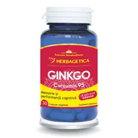 Gingko Curcumin95, 120 capsule, Herbagetica