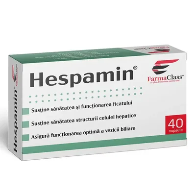 Hespamin, 40 capsule, FarmaClass