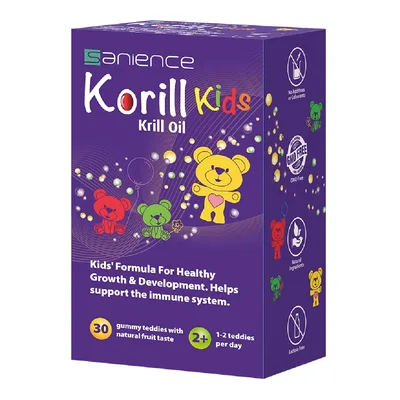 Korill Kids, 30 ursuleti gumati, Sanience