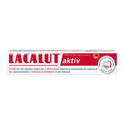 Pasta de dinti medicinala Activ, 75ml, Lacalut