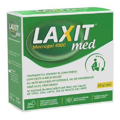 Laxit Med, Fiterman Pharma | 20 plicuri