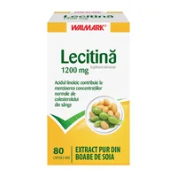 Pachet Lecitina 1200 mg, 80 capsule + 30 capsule, Walmark