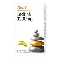 Lecitina 1200mg, 60 capsule, Alevia