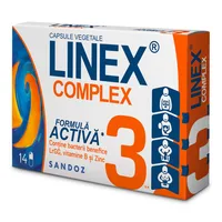 Linex Complex, 14 capsule vegetale, Sandoz