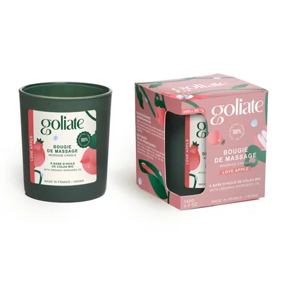 Lumanare pentru masaj Love Apple 140 g, Goliate