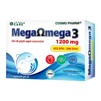Mega Omega 3, 30 capsule moi, Cosmo Pharm