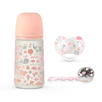 Set pentru bebelusi, Memories, roz, 3 piese, Suavinex