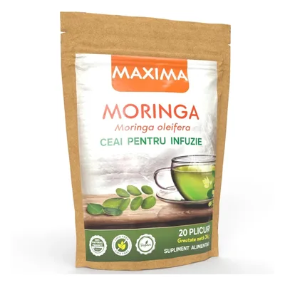 Ceai Moringa, 20 plicuri, Justin Pharma