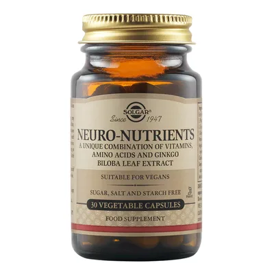 Neuro-Nutrients , 30 Capsule Vegetale, Solgar