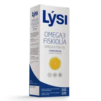 Ulei pur de peste cu aroma naturala de lamaie Omega 3, 240 ml, Lysi
