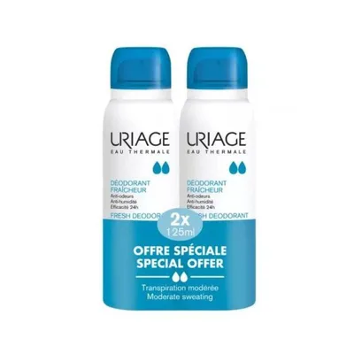 Deodorant spray cu piatra de alaun, 125 ml, Uriage