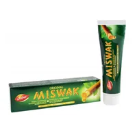 Pasta de dinti pentru gingii sanatoase si dinti puternici cu Miswak, fara fluor, 100 ml, Dabur
