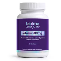 Potasiu gluconat, 500mg+, 30 capsule, Biome