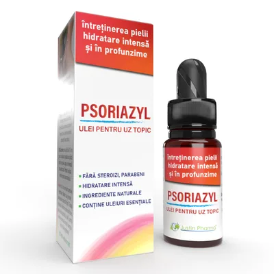 Ulei pentru uz topic Psoriazyl, 30 ml, Justin Pharma