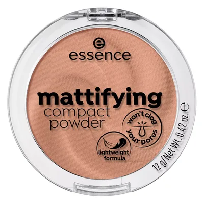 Pudra compacta matifianta 02 - Soft Beige, 12g, Essence