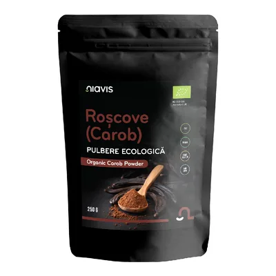 Roscove (Carob) Pulbere Ecologica BIO, 250g, Niavis