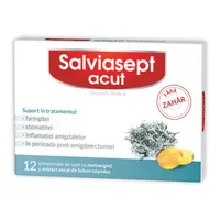 Salviasept Acut fara zahar, 24 comprimate